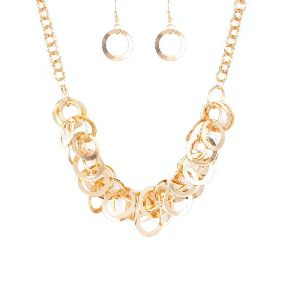 Paparazzi Jewelry 2 piece Gold Set